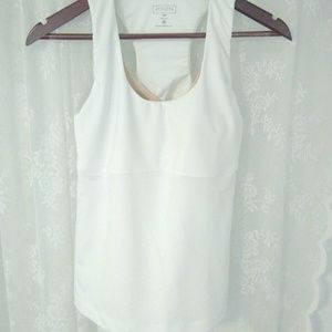 Athleta white workout top